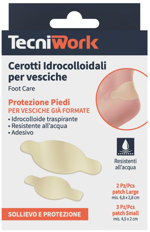 CEROTTI IDROCOLLOIDALI PER VESCICHE 5 PEZZI - Farmastop