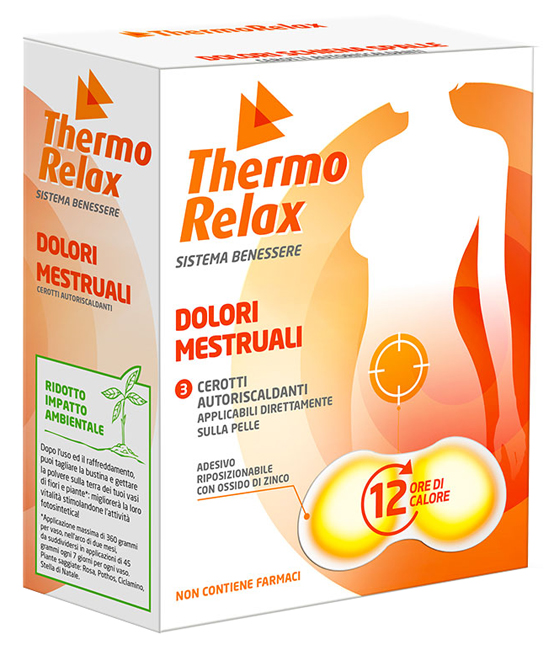 THERMORELAX CEROTTO DOLORI MESTRUALI 3 PEZZI - Farmastop
