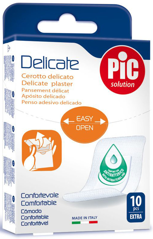 CEROTTO PIC DELICATE EXTRA ANTIBATTERICO 10 PEZZI - Farmastop
