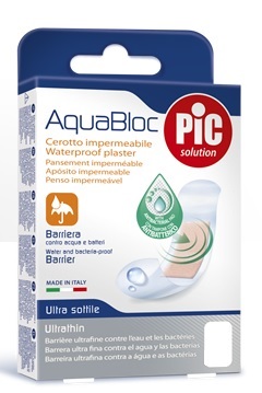 CEROTTO PIC AQUABLOC CM10X15 ANTIBATTERICO 5 PEZZI - Farmastop