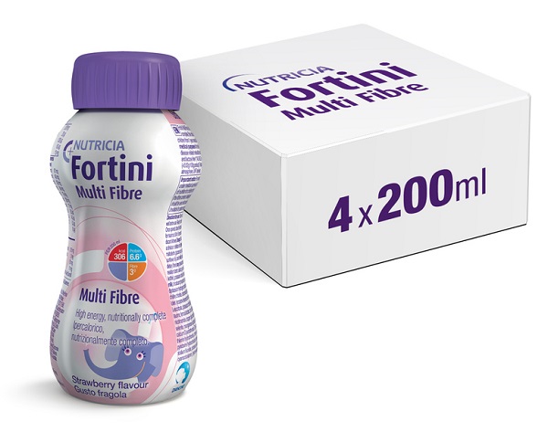 FORTINI MULTI FIBRE GUSTO FRAGOLA 200 ML - Farmastop
