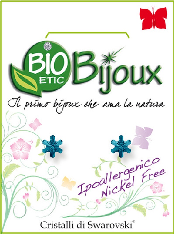 ORECCHINO FIOCCO NEVE INDICOLITE - Farmastop