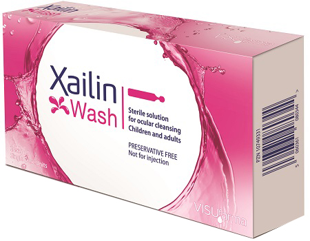 XAILIN WASH SOLUZIONE STERILE OCULARE 20 FLACONCINI 5 ML MONODOSE - Farmastop