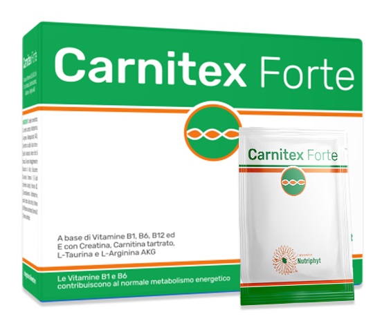 CARNITEX FORTE 20 BUSTINE 100 G - Farmastop