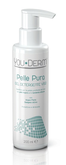 YOUDERM PELLE PURA GEL DETERGENTE VISO 200 ML - Farmastop