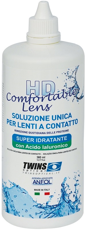 HD COMFORT LENS SOLUZIONE UNICA PER LENTI A CONTATTO 360 ML - Farmastop