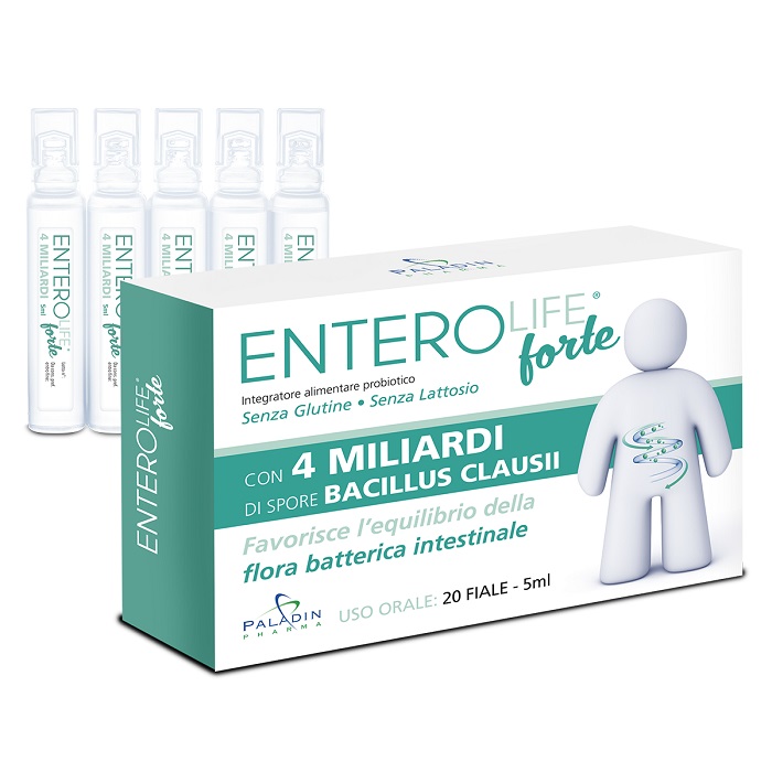 ENTEROLIFE FORTE 4 MILIARDI 20 FIALE DA 5 ML - Farmastop