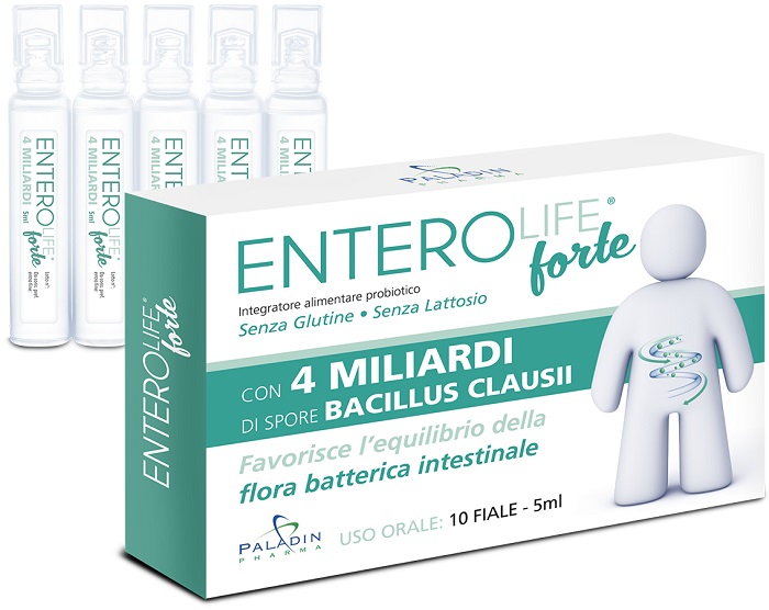 ENTEROLIFE FORTE 4 MILIARDI 10 FIALE DA 5 ML - Farmastop