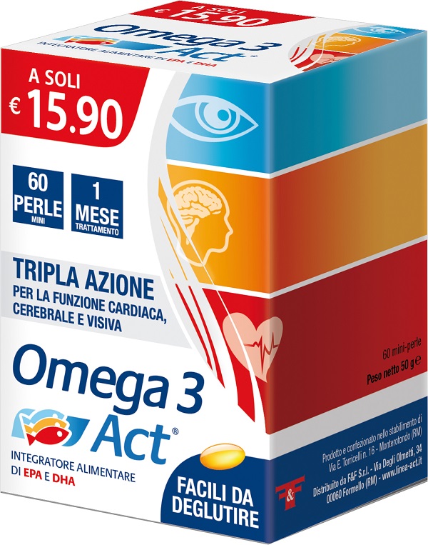 OMEGA 3 ACT 60 PERLE 540 MG - Farmastop