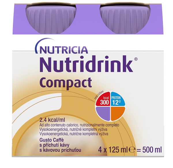 NUTRICIA NUTRIDRINK COMPACT GUSTO CAFFE' 4 BOTTIGLIE DA 125 ML - Farmastop