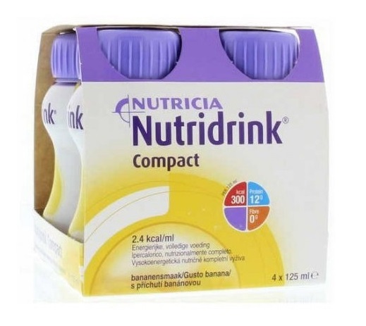 NUTRIDRINK COMPACT BANANA 4X125 ML - Farmastop