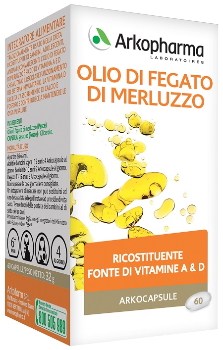 ARKO CAPSULE OLIO FEG MERLUZ 60PRL - Farmastop