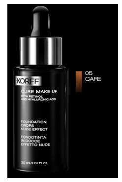 KORFF CURE MAKE UP FONDOTINTA GOCCE 05 CAFE 30 ML - Farmastop