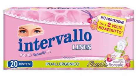 LINES INTERVALLO PROTEGGISLIP FRESH DISTESO 20 PEZZI - Farmastop
