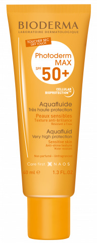 PHOTODERM MAX AQUAFLUID NP FLUIDO SOLARE SPF 50+ UVA 24 40 ML - Farmastop