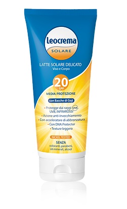 LEOCREMA SOLARE GOJY SPF20 200 ML - Farmastop
