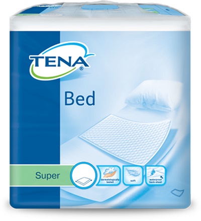TRAVERSA PER INCONTINENZA NON RIMBOCCABILE TENA BED SUPER 60X90CM 35 PEZZI - Farmastop