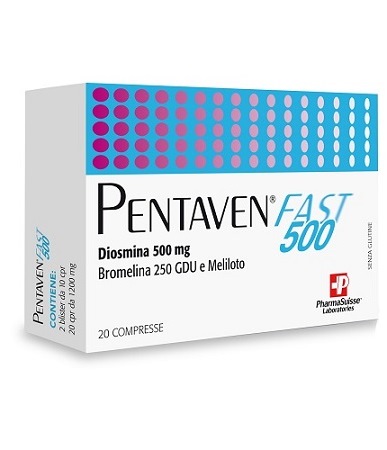 PENTAVEN FAST 500 20 COMPRESSE - Farmastop