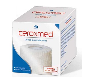 BENDA ELASTICA AUTOADERENTE CEROXMED 2000 X 10 CM 1 PEZZO - Farmastop