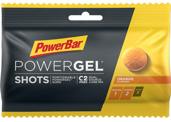 POWERBAR POWERGEL SHOTS ORANGE 60 G - Farmastop