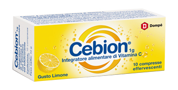 CEBION EFFERVESCENTE VITAMINA C LIMONE 10 COMPRESSE - Farmastop