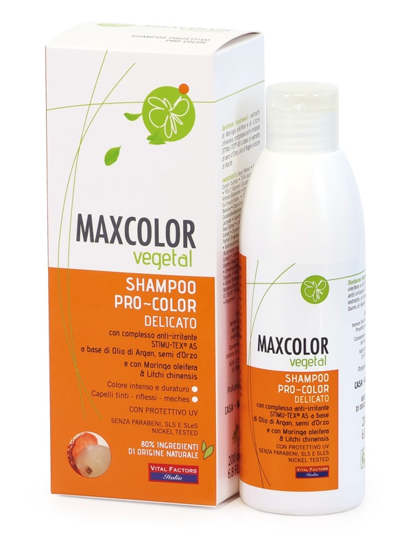 MAXCOLOR VEGETAL SHAMPOO PROTETTIVO PROCOLOR 200 ML - Farmastop