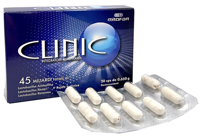 CLINIC 20 CAPSULE - Farmastop