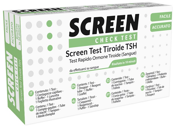 SCREEN TEST RAPIDO ORMONE TIROIDE-STIMOLANTE TSH NEL SANGUE - Farmastop