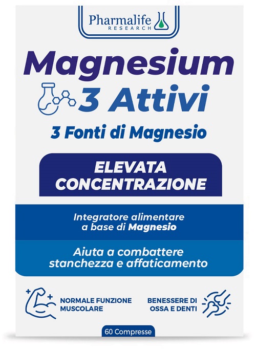 MAGNESIUM 3 ATTIVI 60 COMPRESSE - Farmastop