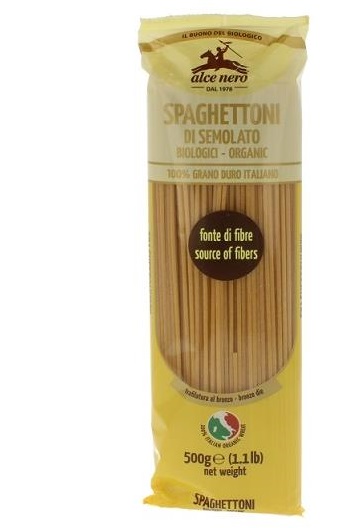 SPAGHETTONI DI SEMOLA SENATORE CAPPELLI BIO 500 G - Farmastop