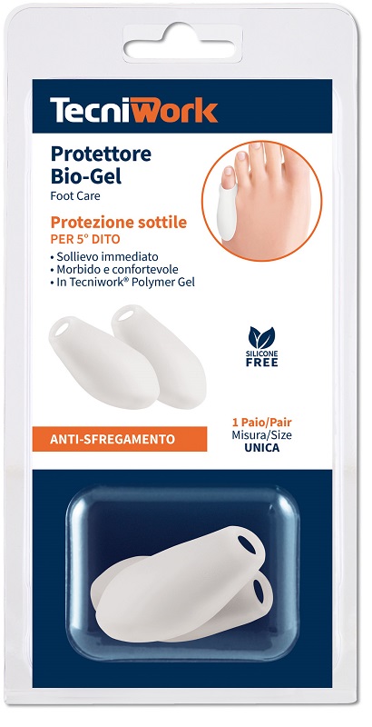 BIOGEL PROTEZIONE SOTTILE PER MIGNOLO MISURA UNIVERSALE 1 PAIO - Farmastop