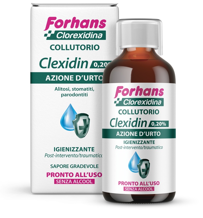 FORHANS CLEXIDIN 0,20 SENZA ALCOOL 200 ML - Farmastop