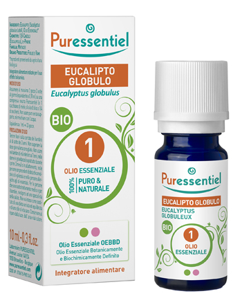 PURESSENTIEL EUCALIPTO GLOBULO OLIO ESSENZIALE BIO 10 ML - Farmastop
