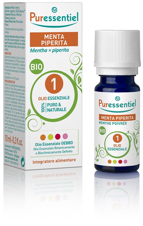 PURESSENTIEL MENTA PIPERITA OLIO ESSENZIALE BIO 10 ML - Farmastop
