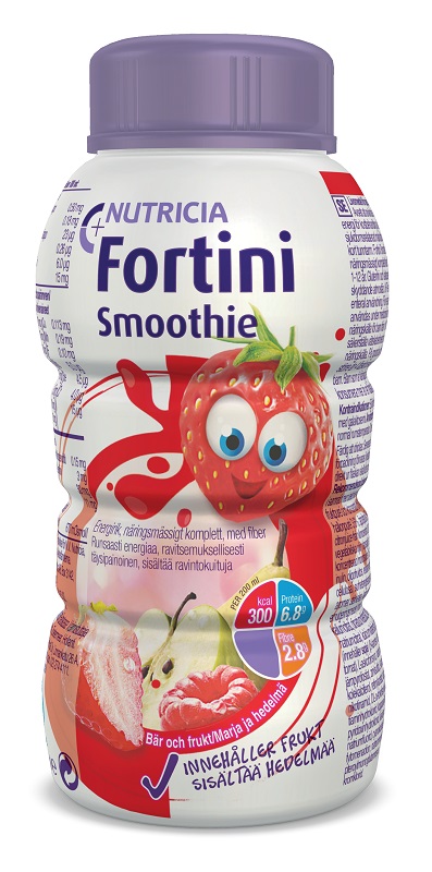FORTINI SMOOTHIE MULTI FIBRE GUSTO FRUTTI ROSSI 200 ML - Farmastop