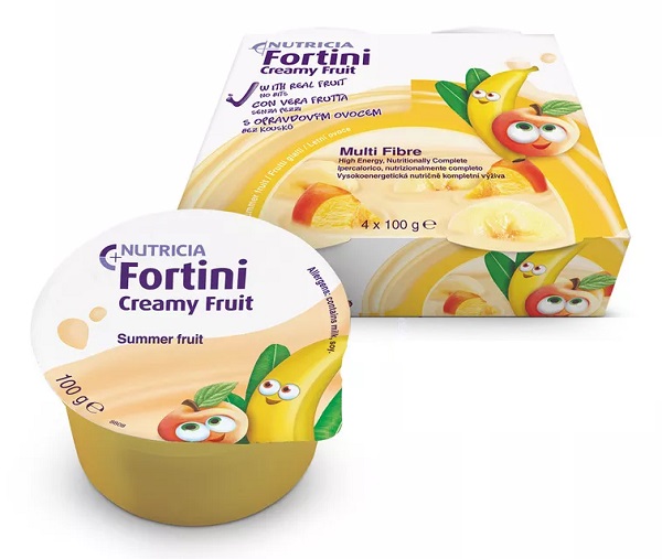 FORTINI CREAMY FRUIT MULTI FIBRE FRUTTI GIALLI 4X100 G - Farmastop