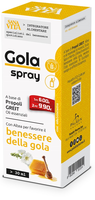 SANAVITA GOLA SPRAY 30 ML - Farmastop