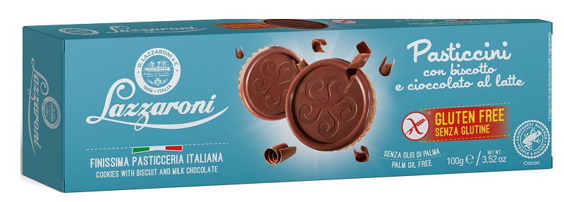 PASTICCINI BISCOTTO/CIOCCOLATO AL LATTE 100 G - Farmastop