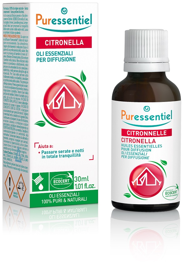MISCELA CITRONELLA PER DIFFUSIONE 30 ML ECOCERT - Farmastop