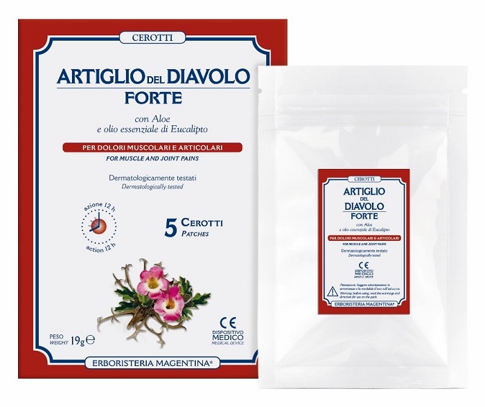 ARTIGLIO DEL DIAVOLO FORTE CEROTTO 5 PEZZI - Farmastop