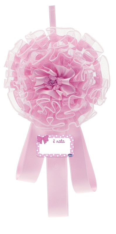 CHICCO ANNUNCIO NASCITA FIOCCO ROSA - Farmastop