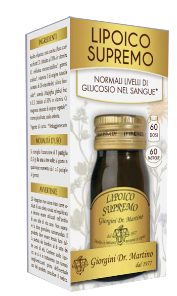 LIPOICO SUPREMO 60 PASTIGLIE - Farmastop