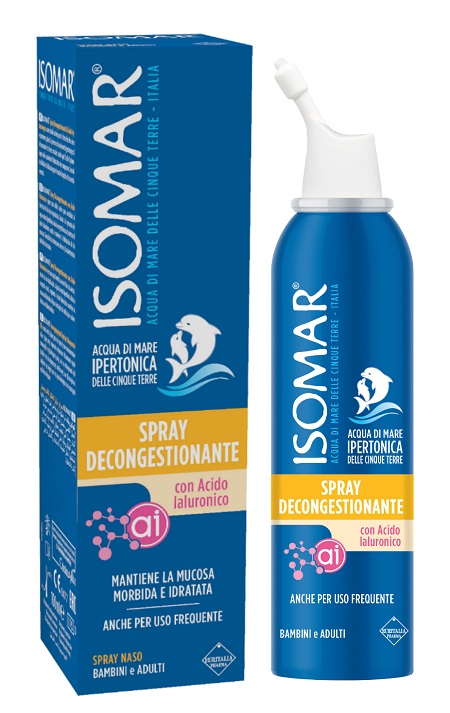 ISOMAR SPRAY DECONGESTIONANTE ACIDO IALURONICO 100 ML - Farmastop