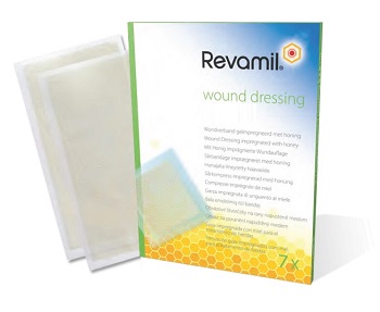 REVAMIL GARZE IMBEVUTE DI MIELE 10X10 CM 10 PEZZI - Farmastop