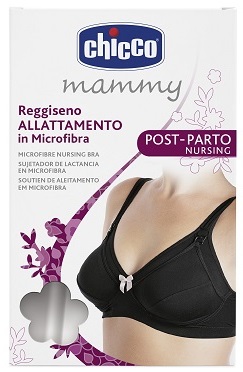 CHICCO MAMMY REGGISENO MICROFIBRA ALLATTAMENTO NERO 6D - Farmastop