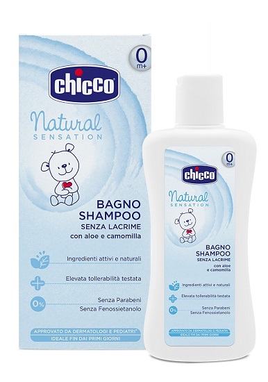 CHICCO BAGNO SHAMPOO NATURAL SENSATION 500 ML - Farmastop