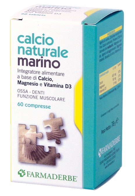SALCIO NATURALE MARINO 60 COMPRESSE - Farmastop