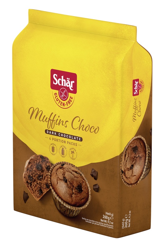 SCHAR MUFFINS CHOCO TORTINE CON CIOCCOLATO FONDENTE 4 PORZIOI DA 65 G - Farmastop