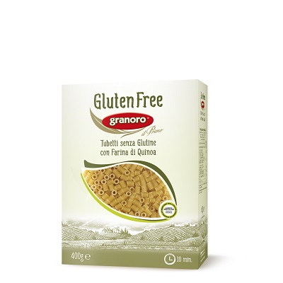 GLUTEN FREE GRANORO TUBETTI 400 G - Farmastop