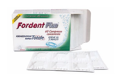 FORDENT PLUS 60 COMPRESSE CONCENTRATE PER DENTIERE E APPARECCHI ORTODONTICI - Farmastop
